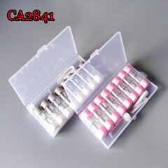 8 מחסניות צינור בעיצוב חדש לאחסון עדשות מגע (8 זוגות)