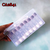 8 מחסניות צינור בעיצוב חדש לאחסון עדשות מגע (8 זוגות)