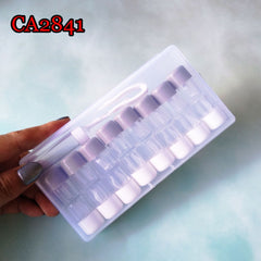 8 מחסניות צינור בעיצוב חדש לאחסון עדשות מגע (8 זוגות)