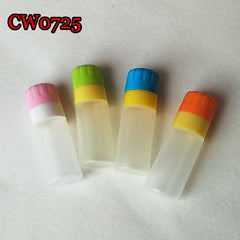 בקבוקון צבעוני לאחסון תמיסה לעדשות מגע