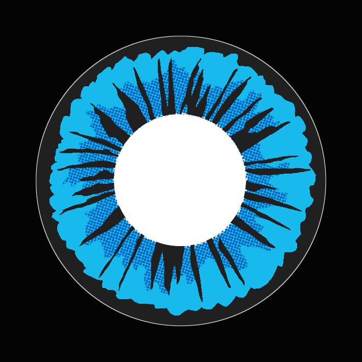 עדשת אפקט כותרת כחולה - Petal Blue