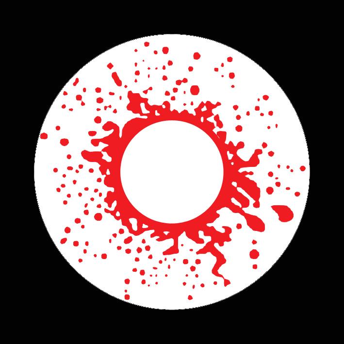 עדשת אפקט טיפות דם - Bloodshot Drops